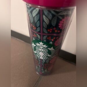 (10/$25) Starbucks Pink Floral Tumbler